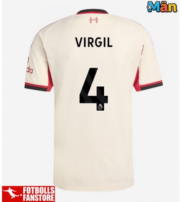 Liverpool Virgil van Dijk #4 Bortatröja 2025-26 Kortärmad